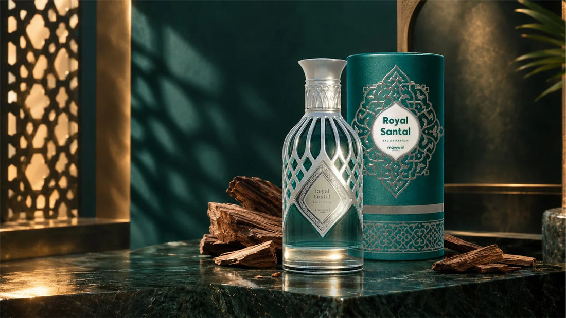 Royal Santal luxury sandalwood fragrance by Mawwal Arabia