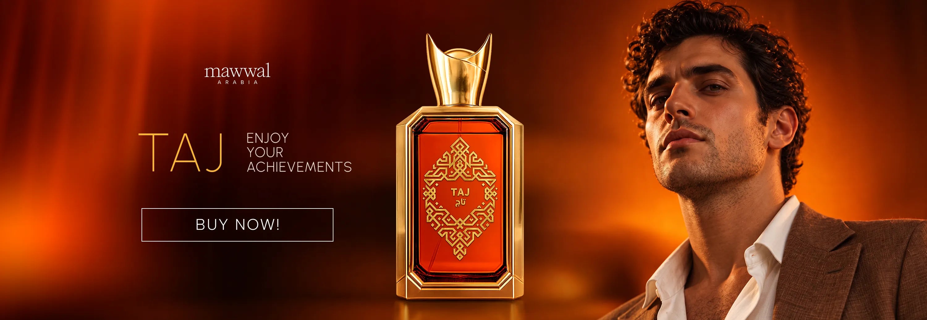 Mawwal Taj Kingdom oriental fougere Arabic perfume for men 100ml EDP, lavender and amber, new in Dubai UAE